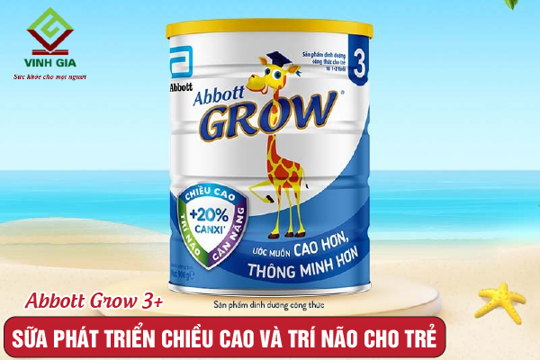 Sữa Abbott Grow 3+ giúp cải thiện chiều cao và trí não cho bé rất tốt