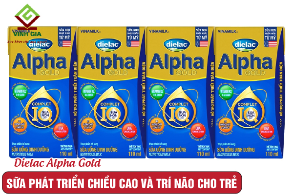 Sữa Dielac Alpha Gold được nhiều mẹ sử dụng để phát triển chiều cao và trí não cho trẻ