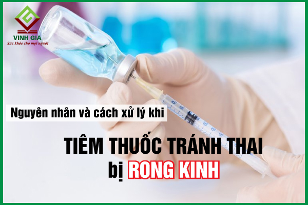 Tác dụng phụ của tiêm thuốc tránh thai 3 tháng bị rong kinh hoặc không