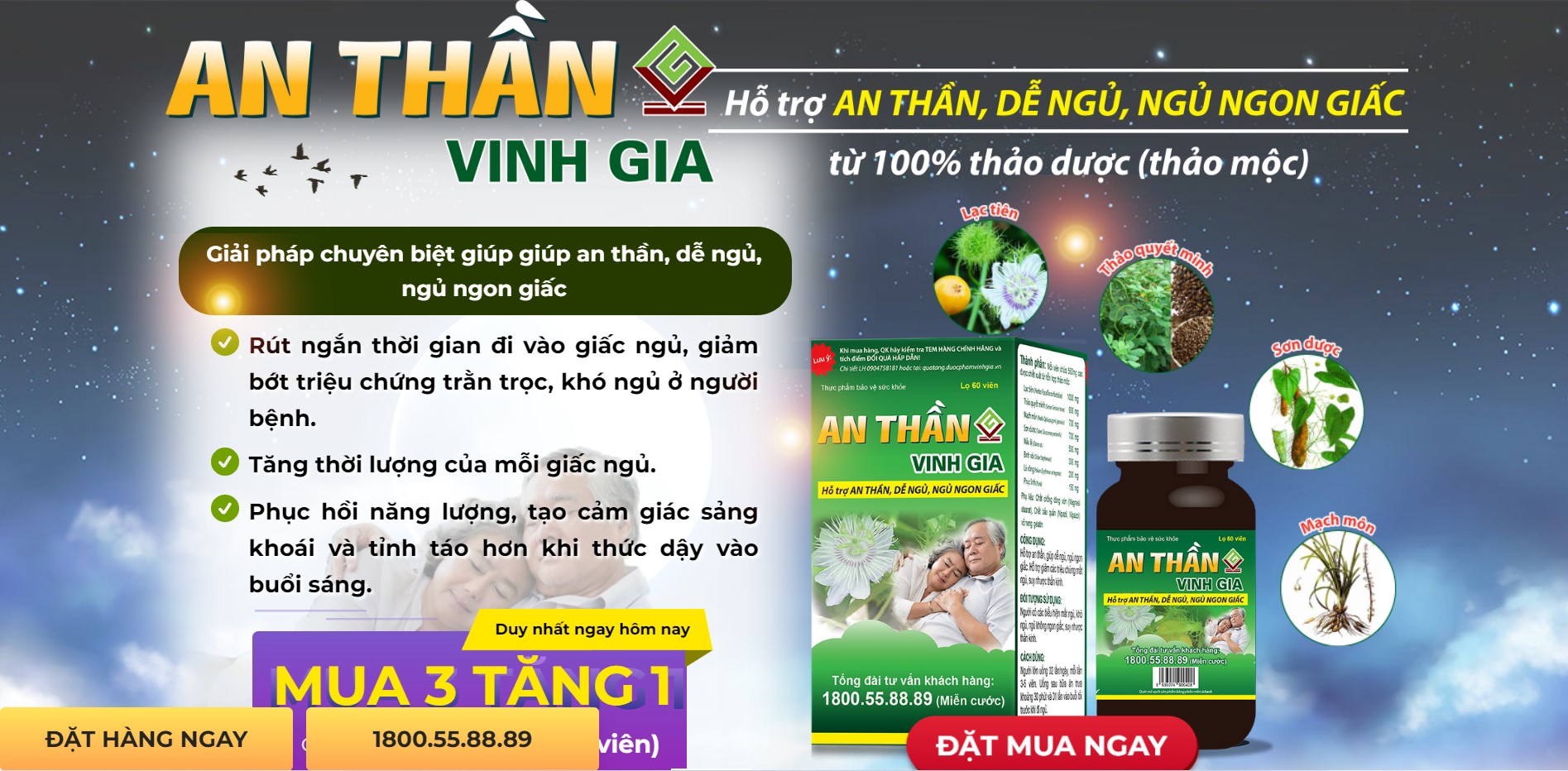 Thuốc An Thần Vinh Gia có công dụng gì?