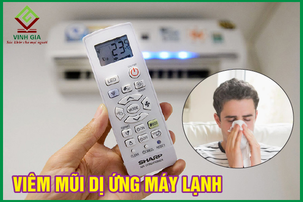 Viêm mũi dị ứng máy lạnh có thể gây ra những triệu chứng gì?