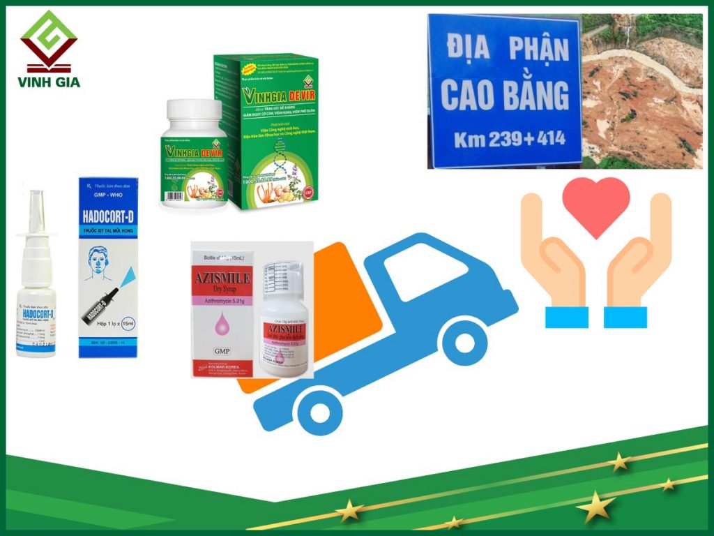 Dược phẩm Vinh Gia hỗ trợ chăm sóc sức khỏe cho người dân sau bão lũ